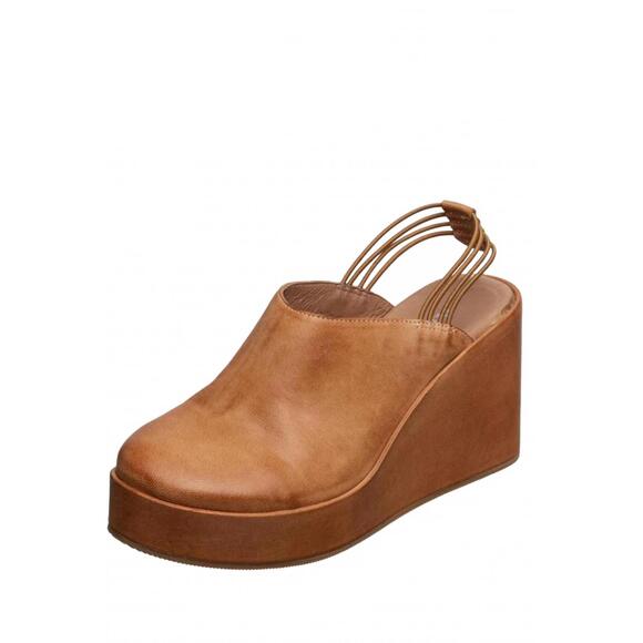 ANTELOPE Shoes - NEW ANTELOPE women's brooks leather mules in brown